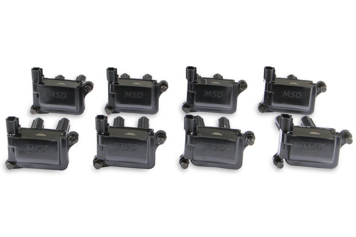 MSD 825583 Blaster Ignition Coil - Gen III for HEMI 05-24 - Black - 8-Pack 5.7/6.1/6.2/6.4