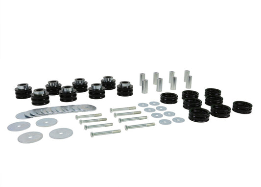 Whiteline W93543 Body Mount Bushing Set for 1995-2002 Dodge Ram 2500, 1995-1997 Dodge Ram 1500