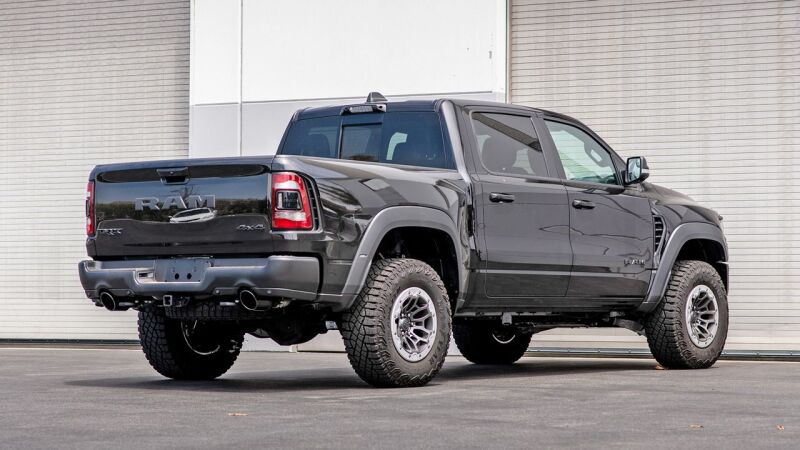 Borla 60718BC 21-22 Dodge RAM 1500 TRX 6.2L V8 4WD CCSB 5in. Black Chrome-Plated Optional Tips - 304SS - #60718BC