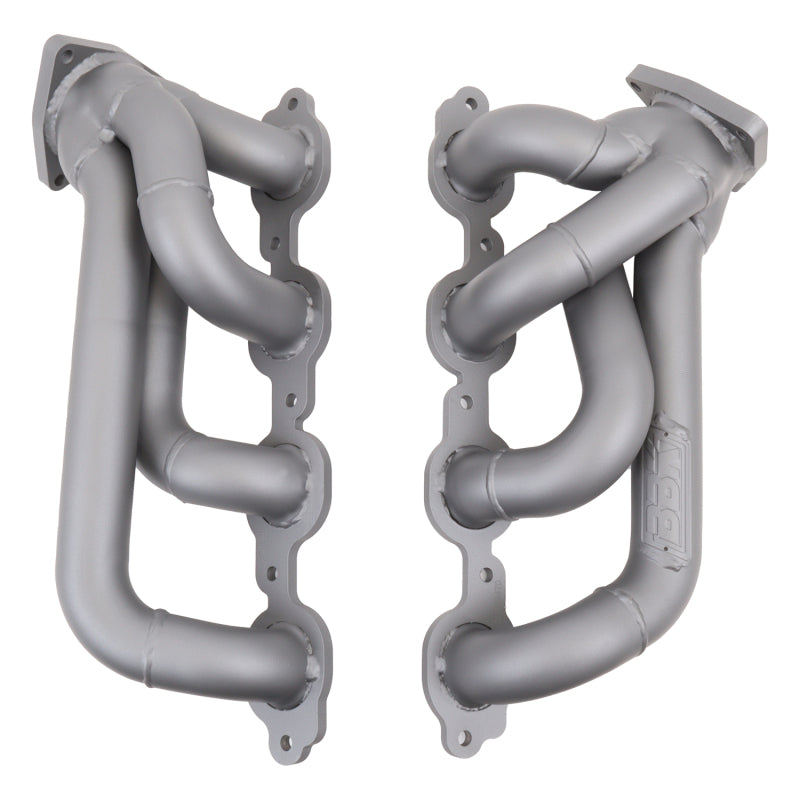 BBK Performance 4047 Shorty Headers 1-3/4 Titanium Ceramic for 2014-2018 Chevrolet Silverado 1500 / GMC Sierra 1500 (5.3L / 6.2L)