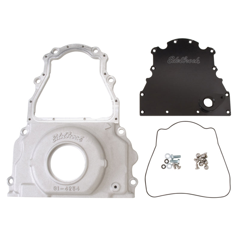 Edelbrock 4255 Timing Cover 2-Piece for GM Gen 4 LS-Series