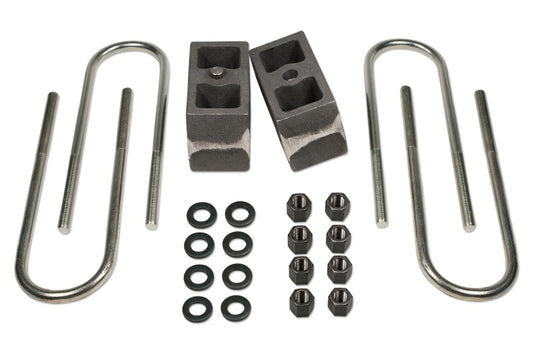 Tuff Country 97062 4in Rear Block and U-Bolt Kit Non-Tapered for 1999-2016 F-250