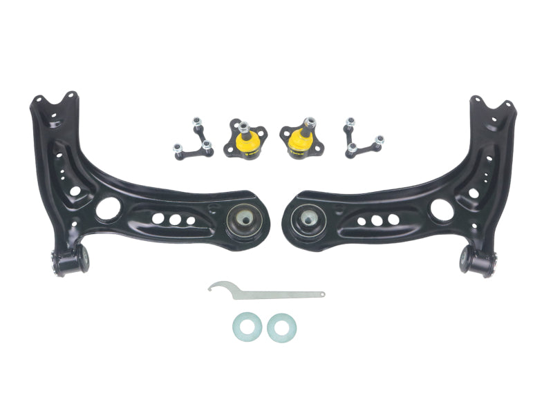 Whiteline KTA386 Front Lower Control Arm Assembly for 2015-2027 Volkswagen GTI, 2015-2027 Volkswagen Golf R, 2015-2020 Audi A3 and More