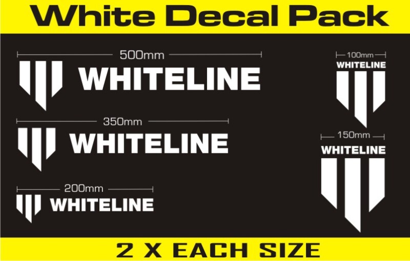 Whiteline KWM004 Decal Pack White