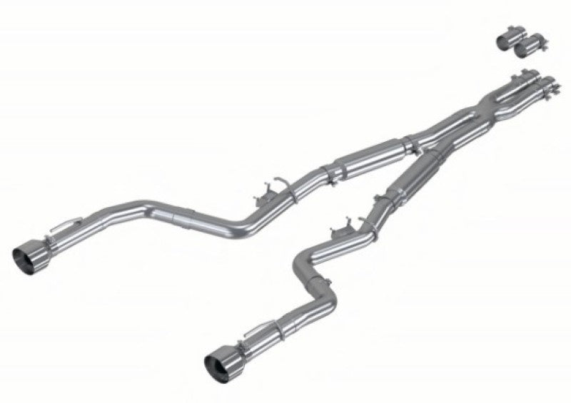 MBRP S7117AL Armor Lite Cat-Back Exhaust - Dual Rear Exit | 2015-2023 Dodge Charger 5.7L/6.2L/6.4L HEMI