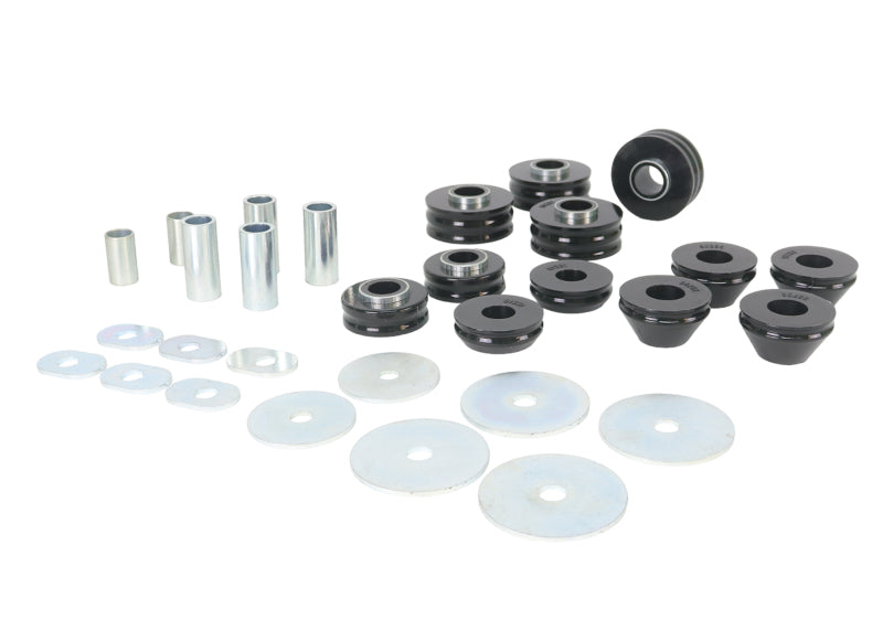 Whiteline W93498 Body Mount Bushing Set for 1975-1980 Chevrolet C10, 1975-1978 GMC C15, 1973-1974 Chevrolet C10 Pickup and More