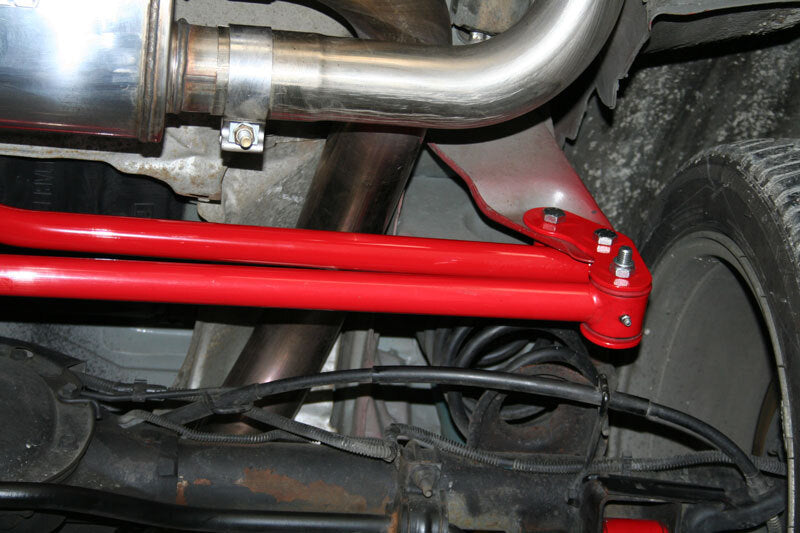 UMI Performance 2024-R Panhard Bar Relocation Kit Red for 1982-2002 GM F-Body