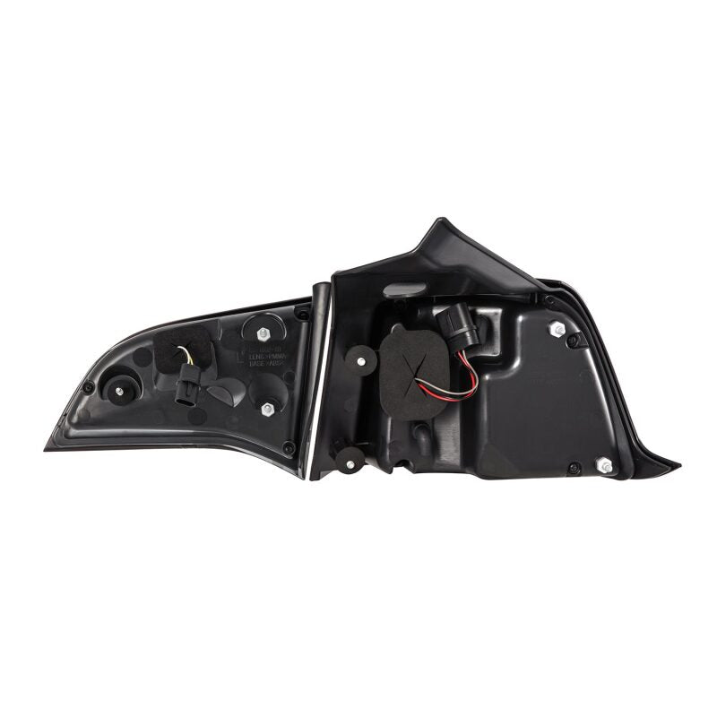 AlphaRex 601010 17-22 Tesla Model 3 PRO-Series LED Tail Lights Jet Black w/Sequential Signal