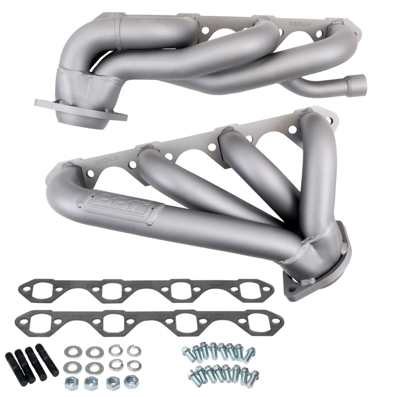 BBK Performance 3511 Shorty Headers 1-5/8 Titanium Ceramic for 1987-1996 Ford F-150 / Bronco (5.8L)