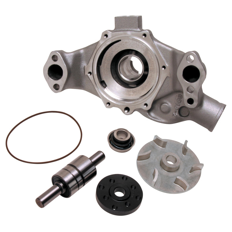 Edelbrock 8810 Water Pump High Performance Chevrolet 350 CI V8 Short Style Satin Finish