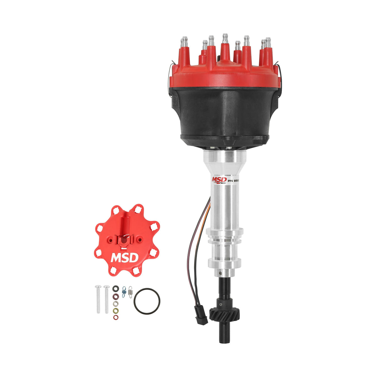 MSD 85801 for Ford V8 351C-460 Billet Distributor, STEEL GEAR