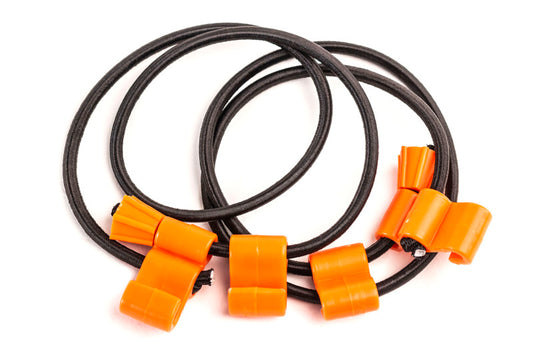 Giant Loop RBS17 Rubber Boa Straps Black/Orange Motorcycle