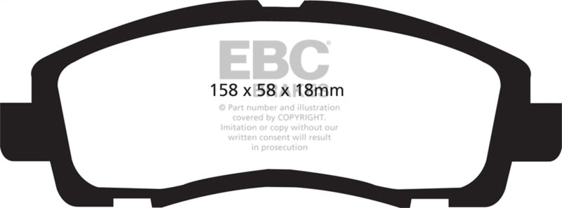 EBC 09-14 Acura TL 3.5 Redstuff Front Brake Pads DP31753C