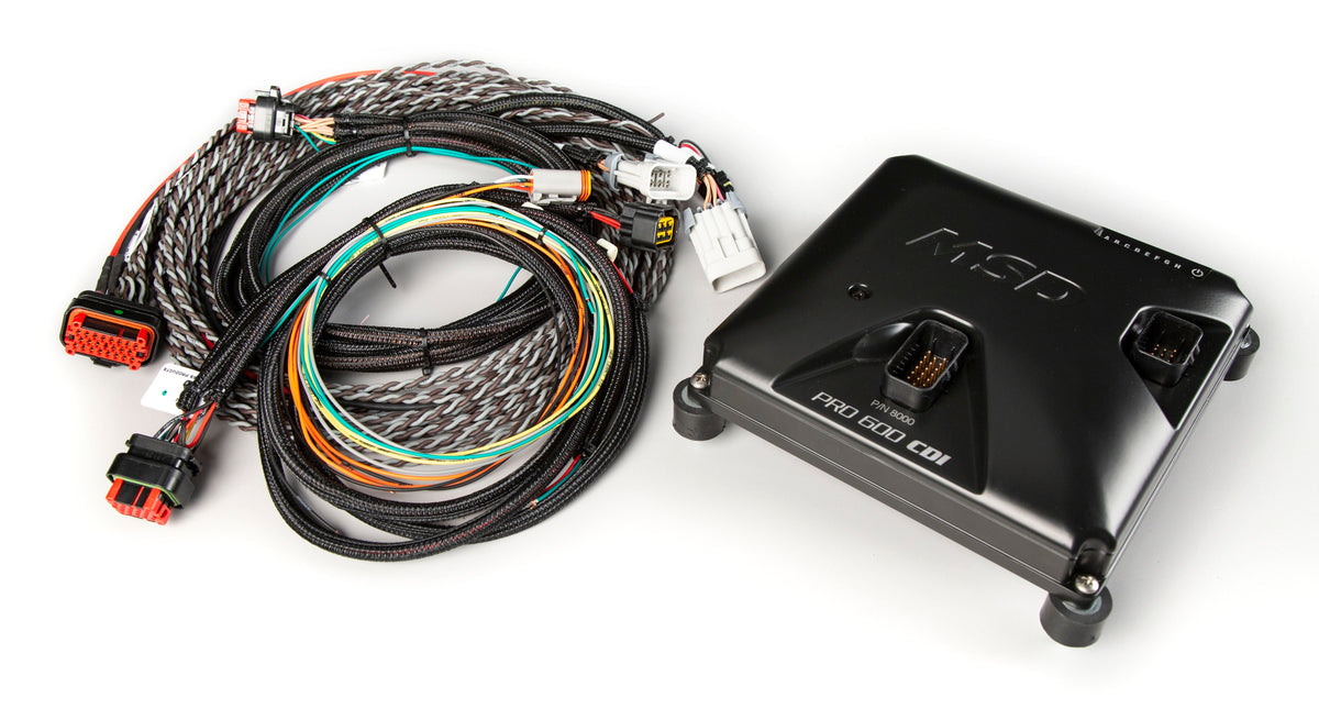 MSD 80003-8HO PRO 600 CDI Ignition and Coil Kit - Black Coils