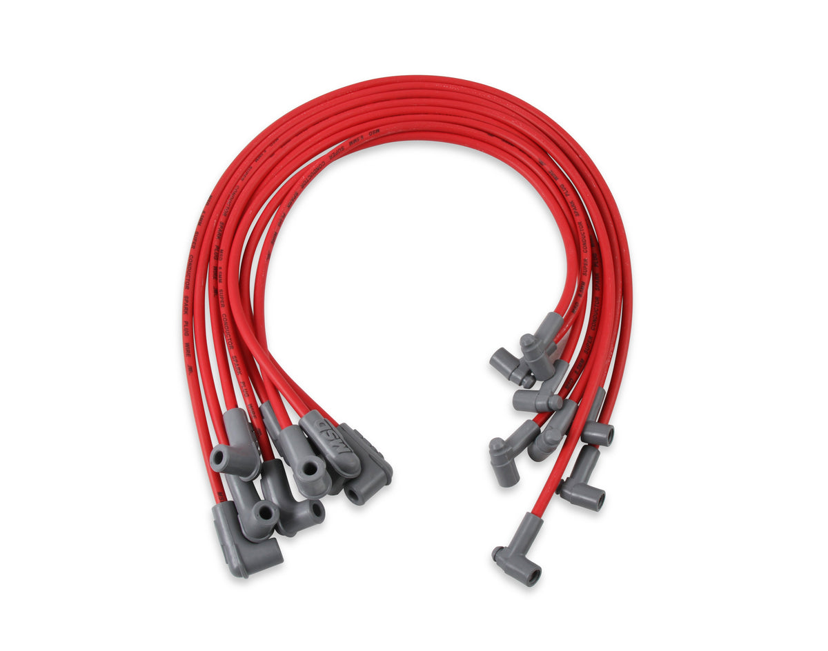 MSD 35599 Super Conductor 8.5mm Spark Plug Wire Set, Small Block for Chevy with HEI Cap