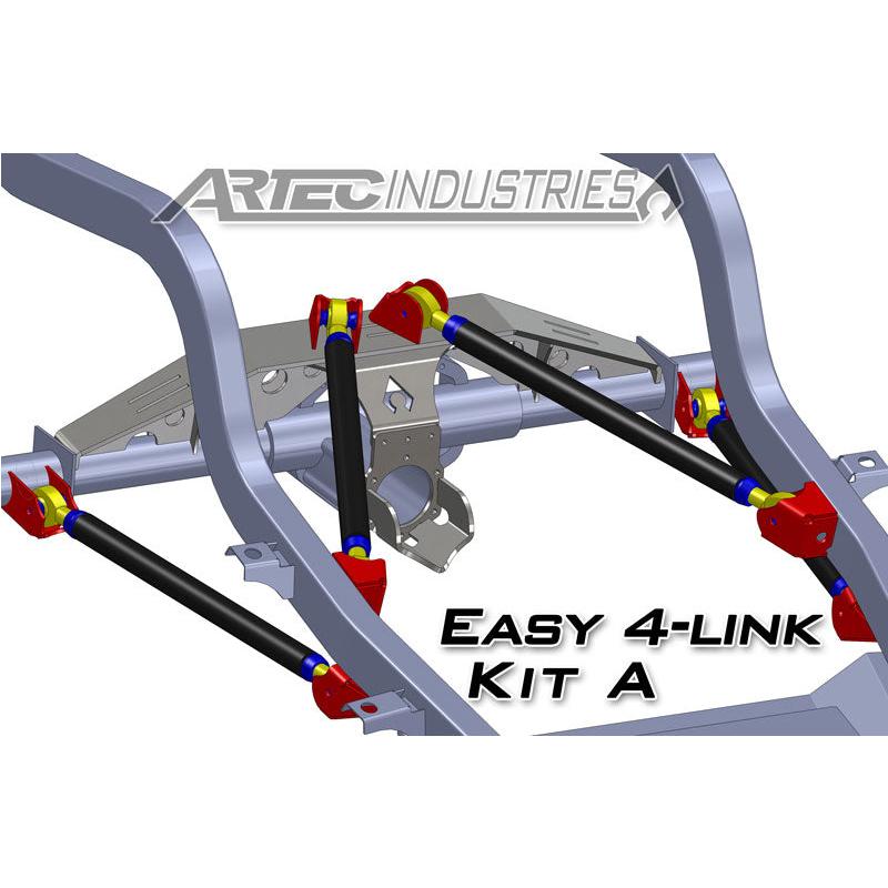 Artec Industries LK0005 Easy 4-Link Kit A Tube All 1 1/4 in Krawler Joints