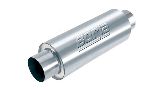 Borla 400374 XR-1 Multi-Core Muffler 4 in Center / Center (16 x 6.25 in Round) for Rotary Engines