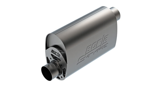 Borla 400959 CrateMuffler S-Type Oval Muffler 3 in Offset / Offset (14 x 4.35 x 9.10 in) for LS3