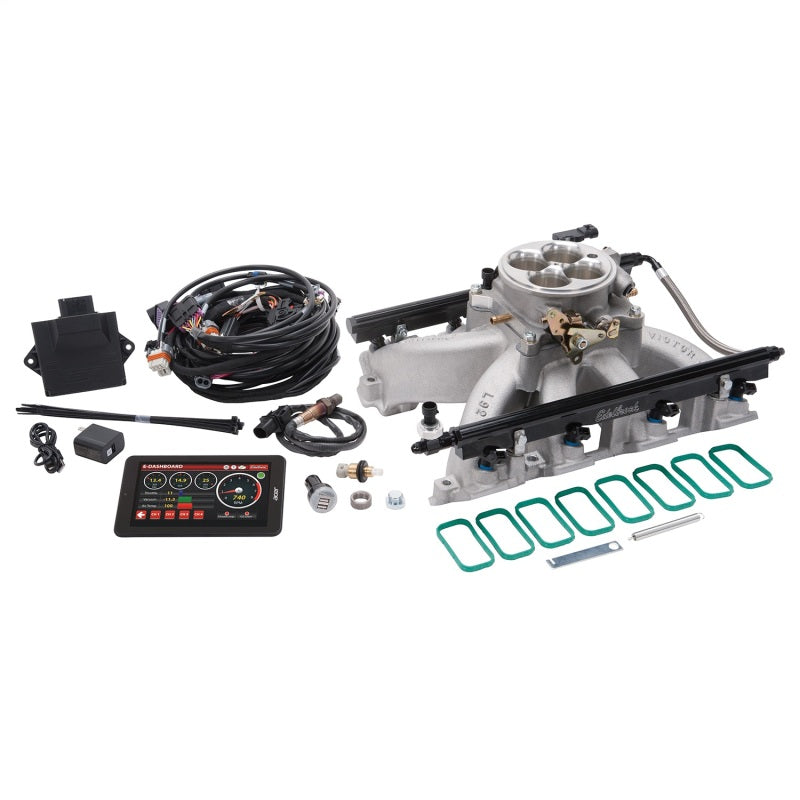 Edelbrock 35740 Pro Flo 4 EFI System Sequential Port LS Gen III/IV Victor Jr Rectangular Port 550
