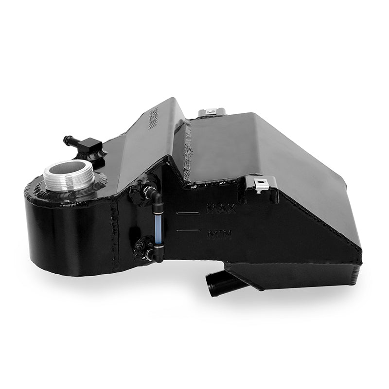 Mishimoto 03-07 Ford 6.0L Powerstroke Aluminum Degas Bottle - Black - #MMRT-F2D-03BK