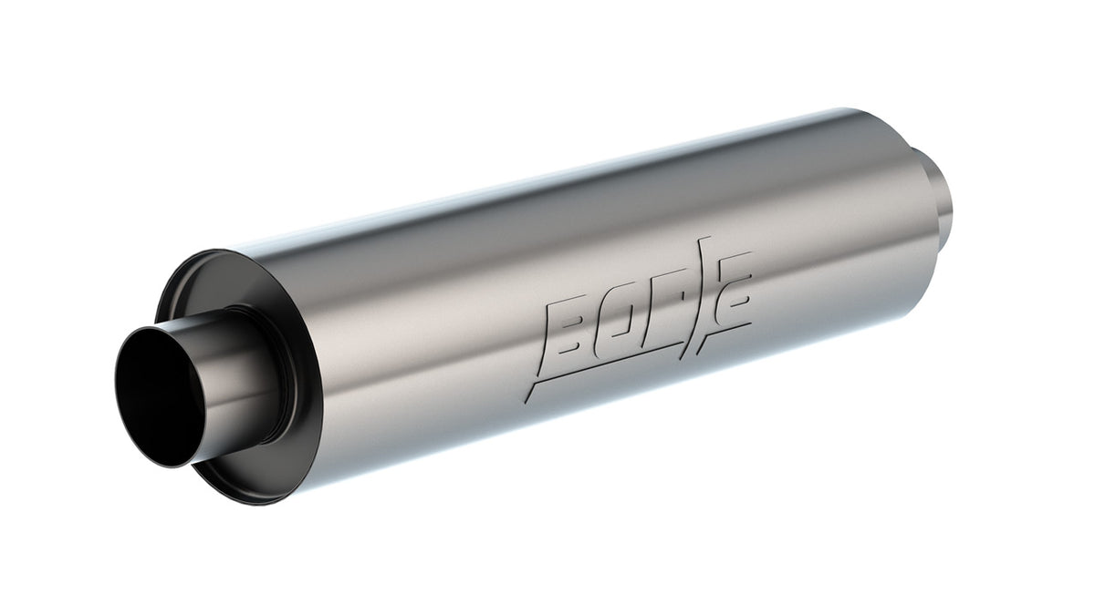 Borla 401624 Universal Muffler 3.53 in ID Un-Notched (6.75 x 24 in Body, 29 in Overall Length)