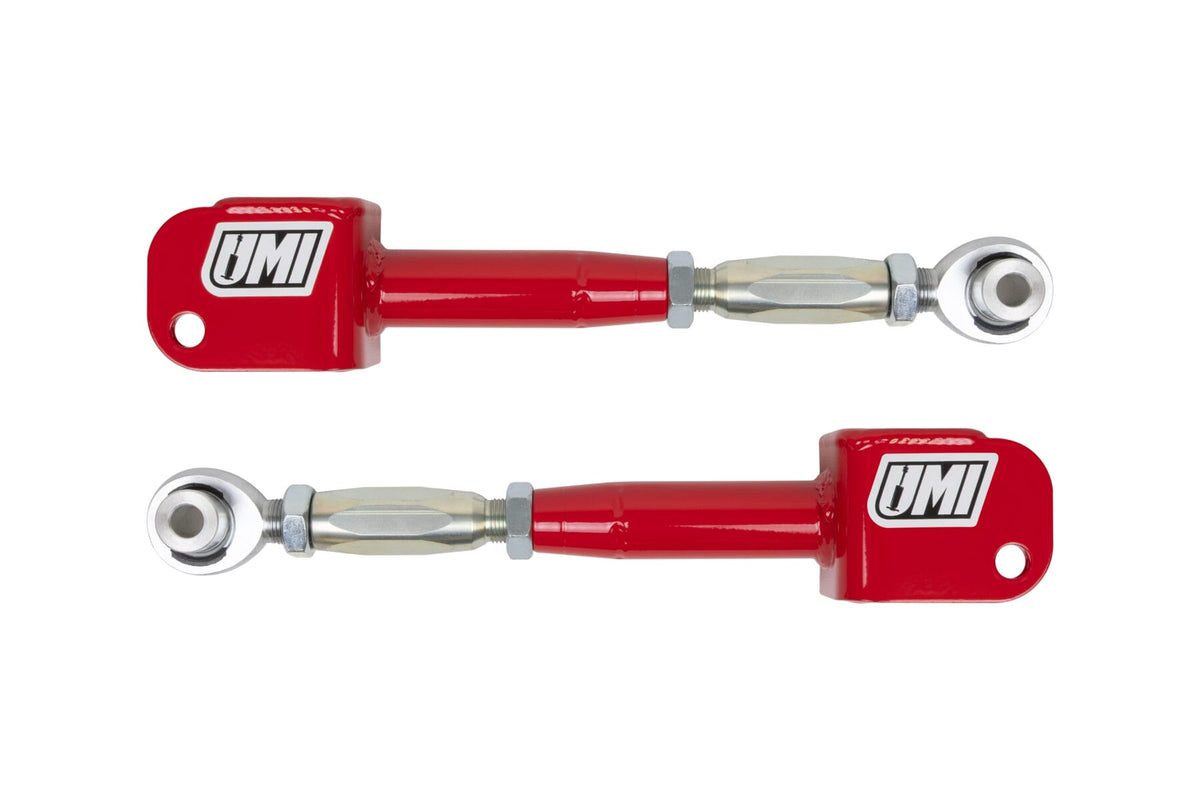 UMI Performance 4019-R Adjustable Upper Control Arms Ultimate Arms Red