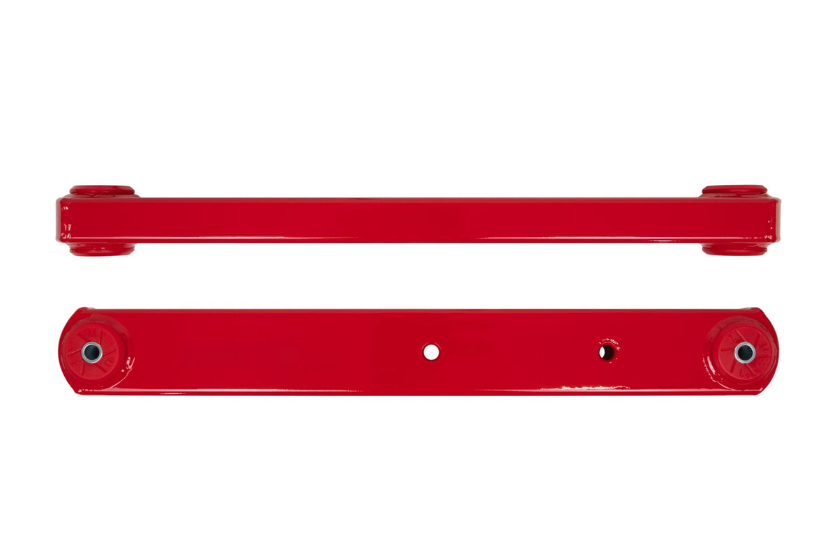 UMI Performance 402119-R Rear Control Arm Kit Boxed Lowers Adjustable Uppers Red