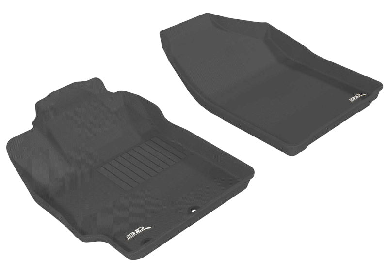 3D MAXpider Kagu Front Floor Mats for 2012-2015 Toyota Prius C