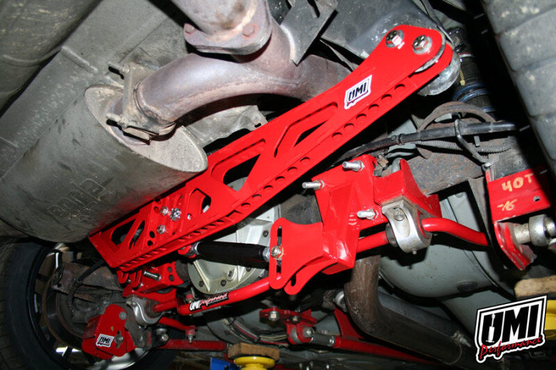 UMI Performance 2080-275-R Fabricated Watts Link Factory Rear End Red