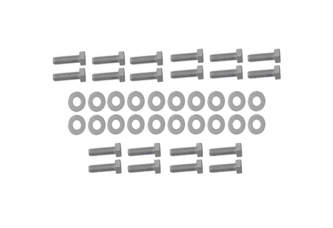 Kentrol 40581 Body Door Hinge Set 8 Piece for 2007-2018 Jeep Wrangler JKU 4-Door - Bare Grey