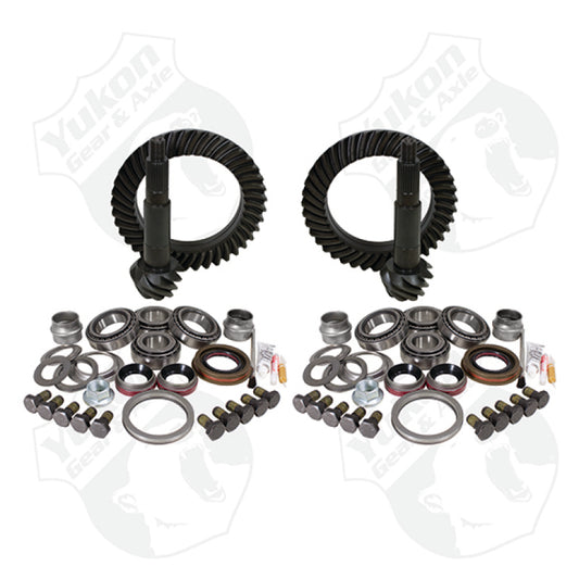 Yukon Gear & Axle YGK016 & Install Kit For Jeep JK Rubicon 5.13 Ratio