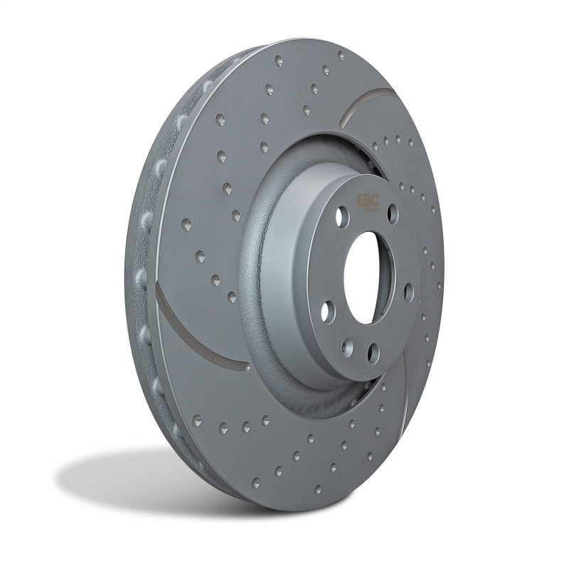 EBC 2014+ Ford Fiesta ST GD Sport Slotted and Dimpled Front Rotors GD1963