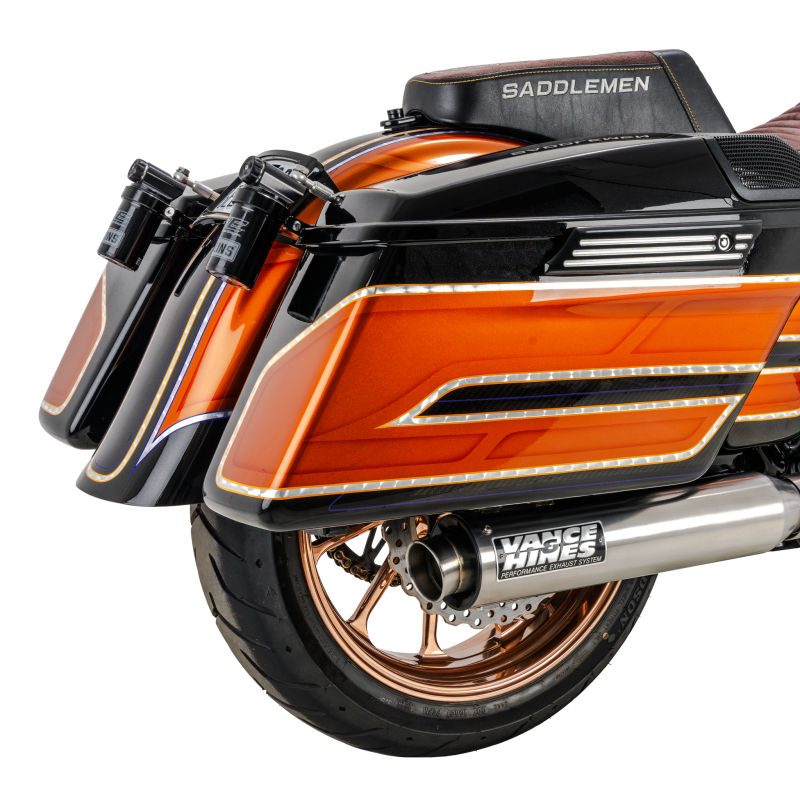 Vance & Hines 27345 Supersport 2-1 Exhaust Brushed for 2017-2026 Harley-Davidson Touring
