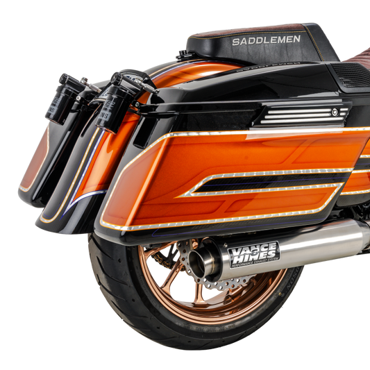 Vance & Hines 27345 Supersport 2-1 Exhaust Brushed for 2017-2026 Harley-Davidson Touring