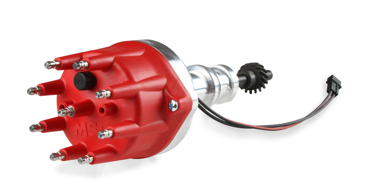 MSD 85791 Distributor for Ford 289-302, Billet, Small Cap, Steel Gear