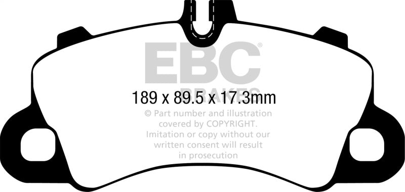 EBC 2018+ Porsche Cayenne (3rd Gen) 3.0L Turbo Bluestuff Front Brake Pads DP52379NDX