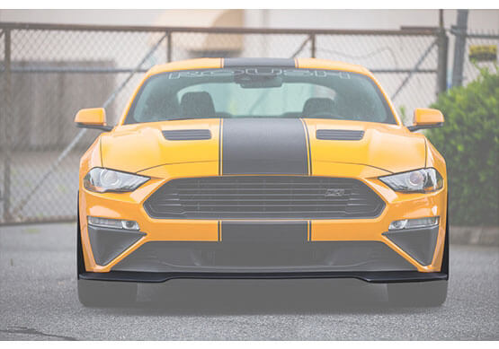 Roush Spoiler/Wheel Shroud 3-Piece Aero Kit for 2018-2023 Ford Mustang 422082