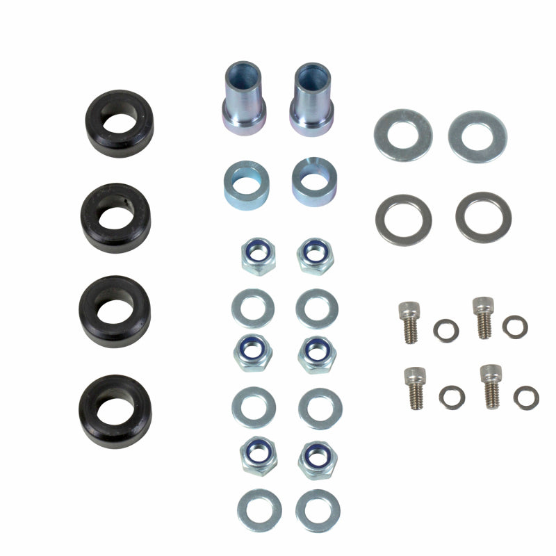 BBK Performance 2525 Caster Camber Plate Kit Silver Anodized for 1979-1993 Ford Mustang