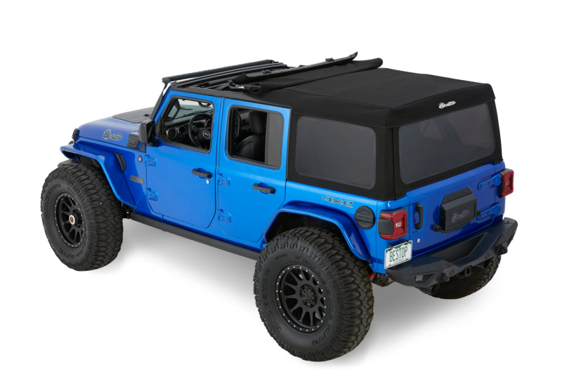 Bestop 18-26 for Jeep Wrangler JL 4-Door Supertop (Premium Black Twill)