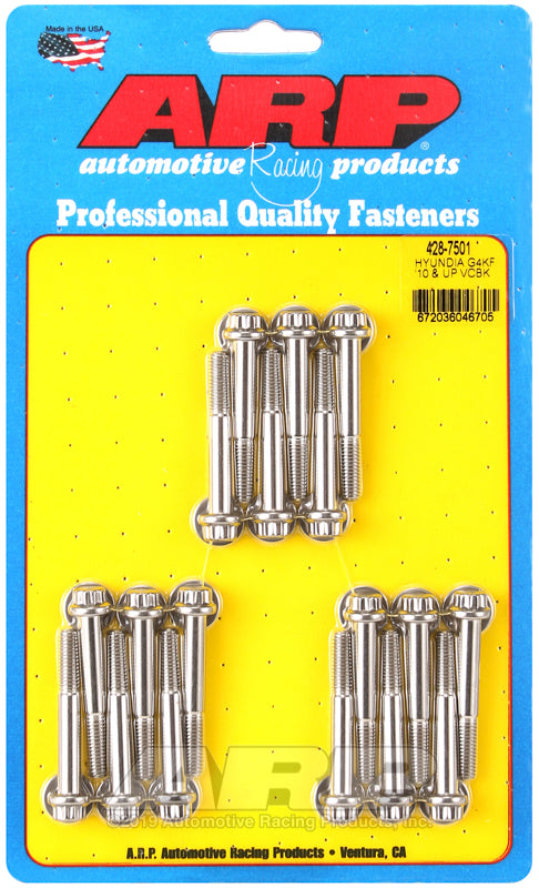ARP 428-7501 for Hyundai Genesis G4KF 2L 2010+ Valve Cover Bolt Kit