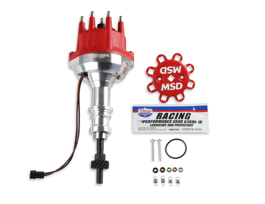 MSD 85791 Distributor for Ford 289-302, Billet, Small Cap, Steel Gear