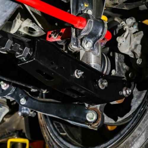 BLOX Racing Rear Lower Control Arms - Black (2013+ Subaru BRZ/Toyota 86 / 2008-2023 Subaru WRX/STI) BXSS-50010-BK
