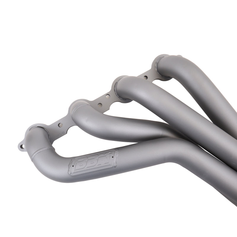 BBK Performance 4054 Long Tube Headers with High Flow Catalytic Converters 1-7/8 Titanium Ceramic for 2010-2015 Chevrolet Camaro SS / ZL1 (6.2L)