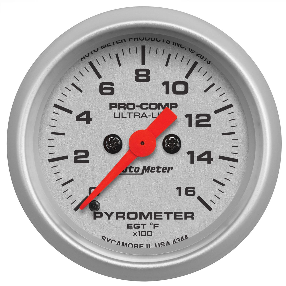 AutoMeter 4344 Ultra-Lite 52mm 0-1600 Degrees F Electronic EGT Kit