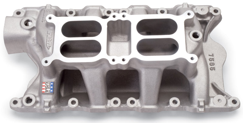 Edelbrock 7585 Ford 351 W Dual Quad Air Gap Manifold