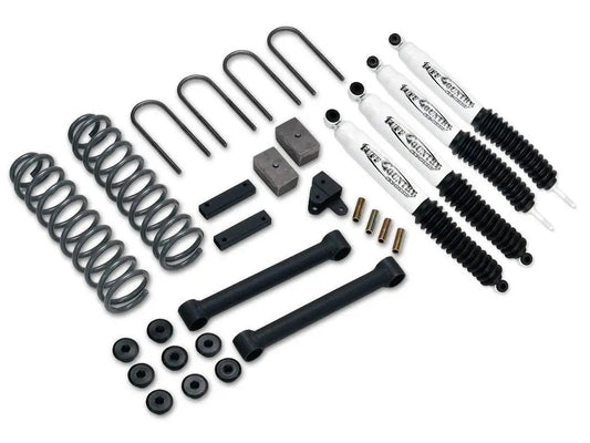 Tuff Country 43800KN 3.5in EZ-Ride Lift Kit with Rear Blocks SX8000 for 1987-2001 Jeep Cherokee 4WD