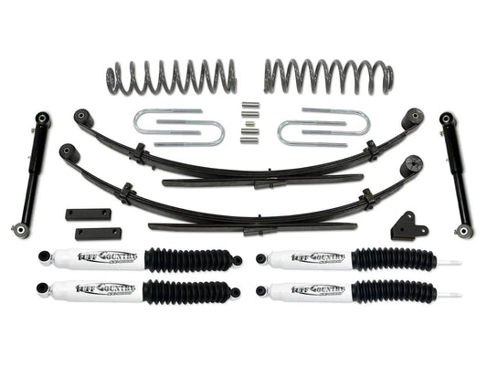 Tuff Country 43803KN 3.5in Lift Kit EZ-Flex with Rear Springs SX8000 for 1987-2001 Jeep Cherokee 4WD