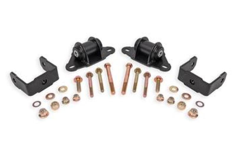 BMR 2014-2019 Chevrolet Corvette Transmission/Differential Mount - Black Hammertone