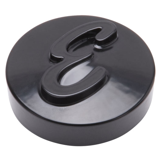Edelbrock 4270 E Logo Black Anodized Nut for Pro-Flo Universal 14 in Round Air Cleaners