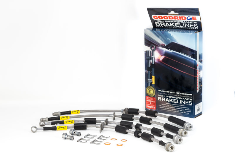 Goodridge 14-19 Ford Fiesta ST Stainless Steel Brake Line Kit 12333